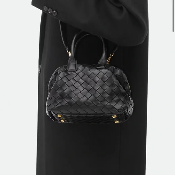 BOTTEGA VENETA Mini Bauletto intrecciato leather tote - Picture 5 of 7